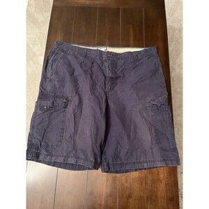 Izod Shorts Men 40 Dark Blue Cargo Camping Hiking Outdoors Bermuda